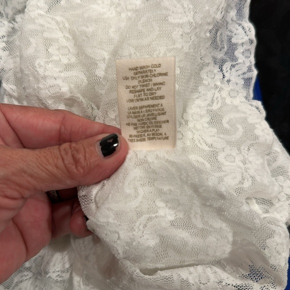 Intimate Free People WOMENS white Lace Fitted Camisole S/P - Picture 7 of 7